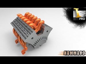 Autodesk Inventor tutorial V12 engine | Ep 25 Full HD 😍