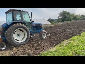 Ford 7740 Discing With Woods DHM96 disc harrow