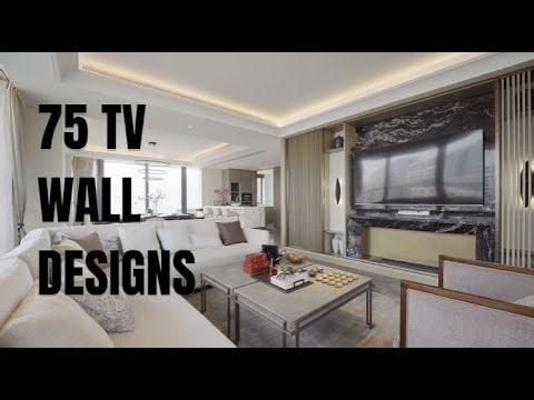 75 TV wall designs for your living room | simple creative ideas
