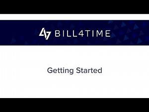 Bill4Time: Getting Started