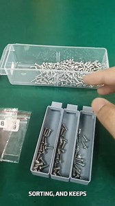 Tray Helps Sort Tiny Screws #ToolHack #HardwareSorting #WorkshopTips | Fatafatnews