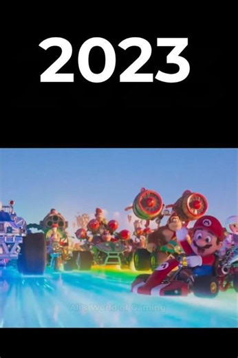 Evolution of Fire Flower, Goomba and Mario Kart #shorts