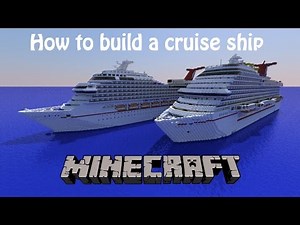 How to build a cruise ship in Minecraft! Part 12- Decks 1 and 2! *READ VIDEO DESCRIPTION*