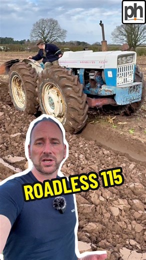 Roadless 115 Tractor Working Day in Action