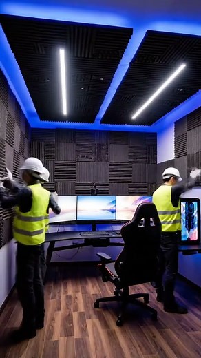 Abandoned Room to Ultimate Gaming Setup | One-Shot Renovation #gamingroom #rgblights #interiordesign