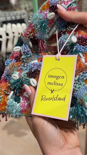 Introducing River Island x Imogen Melissa embroidery 🧿 Inspired by vivid colours and the intricate beauty of coral reefs, her signature beaded 3D designs translate into vibrant, texture-packed showstoppers 🐚🦀