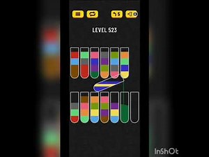 Water sort puzzle level 523