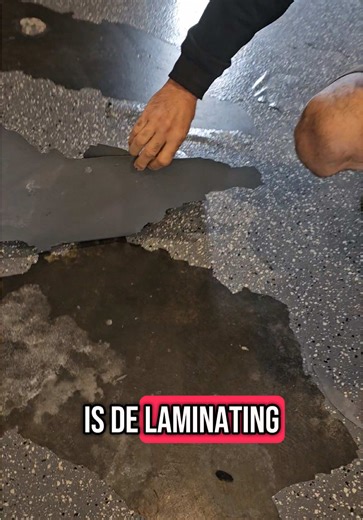 Beware of Sparsely Flaked Epoxy Floors in Garages
