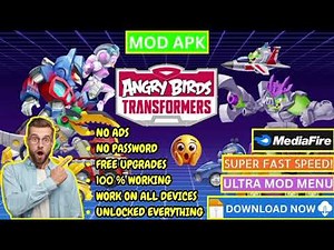 🎯 Angry Birds Transformers 2025 Special Edition MOD | All Characters + Weapons Unlocked