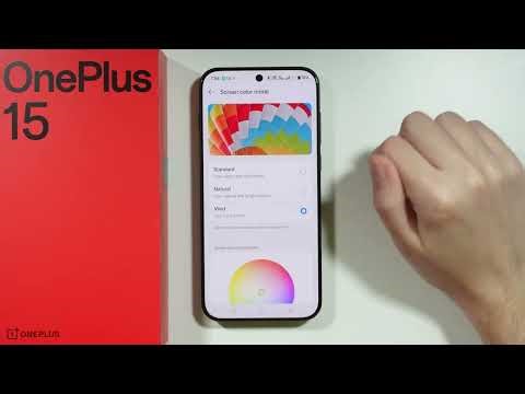 OnePlus 15: How to Adjust Display Colors (Change Screen Colors)