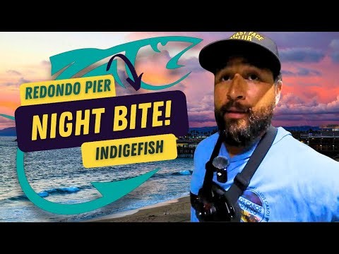 Night Pier Fishing in Redondo 🌙 Catching Sculpin in SoCal