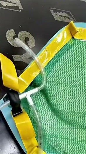 A unique and Aesthetically Pleasing Method for Creating the Triangular Shape of Carbon Cloth