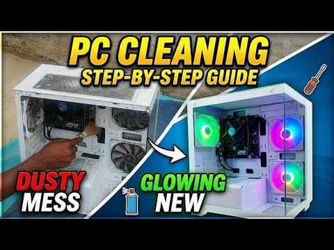 PC Cleaning Step by Step at Home 🖥️✨ | Deep Cleaning My Dream PC!