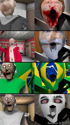 Granny vs Angelene Spider | Dark House Granny vs Christmas vs Brazil vs Granny Chapter Two Enhanced