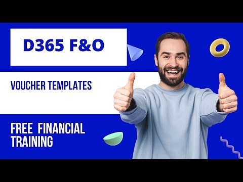 How to use Voucher Template Dynamics 365 finance and Operations | Complete Course