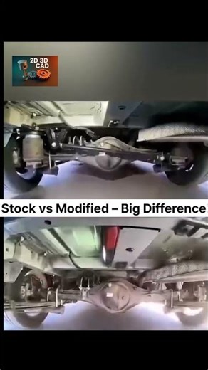 Air Suspension vs Leaf Spring Suspension | Ride Comfort Comparison 🔥 #shorts
