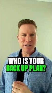 Who is your back up plan? #financialfreedom #backupplan #troyculver