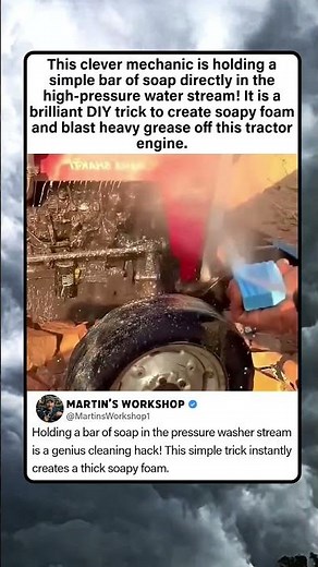 Genius Pressure Washer Soap Hack 🧼💦
