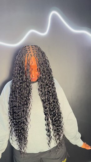 Beautiful Shoulder Length Boho Knotless Braids Tutorial