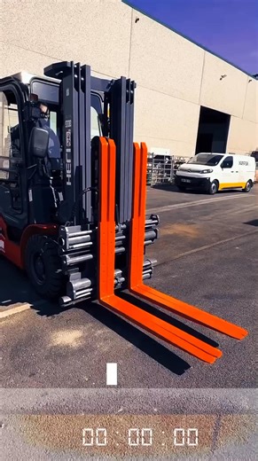 Boost Your Warehouse Efficiency! Forklift with 4 Forks for Multi-Pallet Handling! #fblifestyle #Forklift #forklifttraining | Safety 1st Forklift Training
