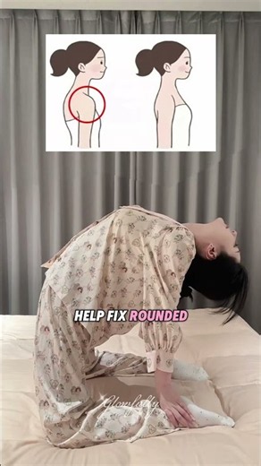 How to Get PERFECT Posture With Just 3 Moves ✨ #posturecorrection #shorts #viral