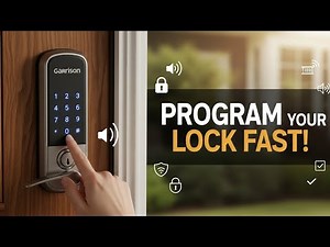 Garrison Electronic Deadbolt Programming Instructi – Master & User Codes Explained