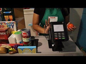 ASMR Grocery Check Out & Shopping Roleplay | Relaxing Wooden Grocery Items and Tapping Sounds💆🏻‍♀️