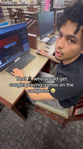 That one dude who would be caught on the computer 😭