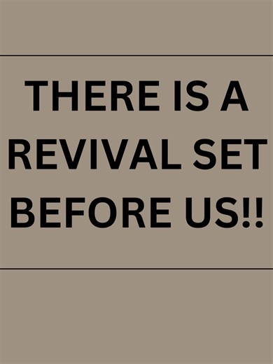 Revival in Our Midst: A Call to Consecration