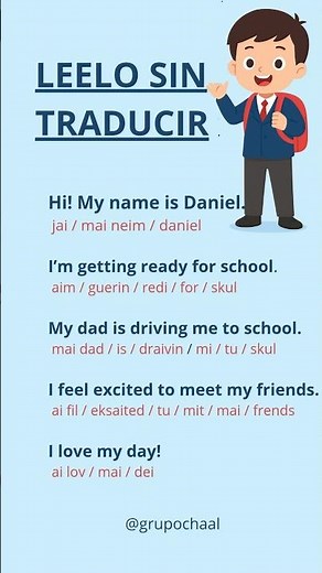 ✨📘 Aprende inglés con historias cortas y pronunciación