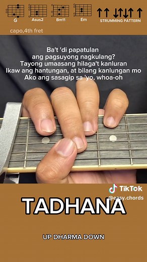 Tadhana Guitar Tutorial for Beginners