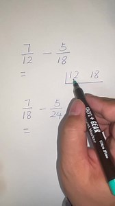 13K views · 158 reactions | Subtracting fractions with unlike denominators | How to subtract fractions #fractions #fractions #reels | Math Tricks | Facebook