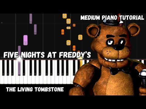 The Living Tombstone - Five Nights at Freddy's (Medium Piano Tutorial)