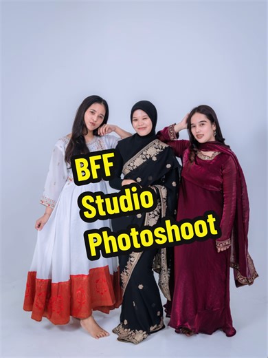 Best friends decided to do a photoshoot #rubystudio #friends #indianstyle #portrait