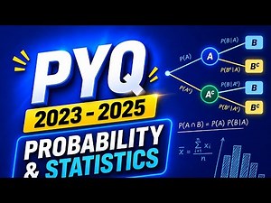 IB Maths PYQ 2023–2025 Paper 1 | Probability & Statistics (HL/SL) | Exam Prep 🚀