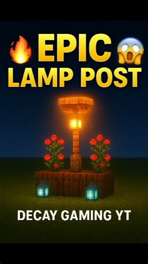 Lamp Post Build #shorts #minecraftshorts #trending #new