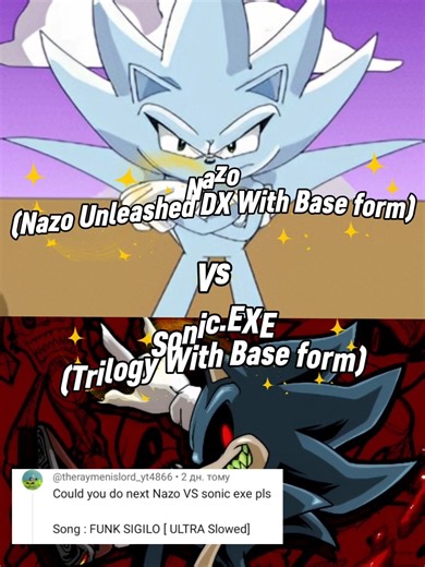 Nazo Vs Sonic.EXE.#Nazo #SonicEXE #NazoUnleashedDX #SonicEXETrilogy #SonicBattle #EpicFight #Sonic