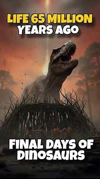 Life 65 Million Years Ago | The Final Days of the Dinosaurs #Dinosaurs #65MillionYearsAgo