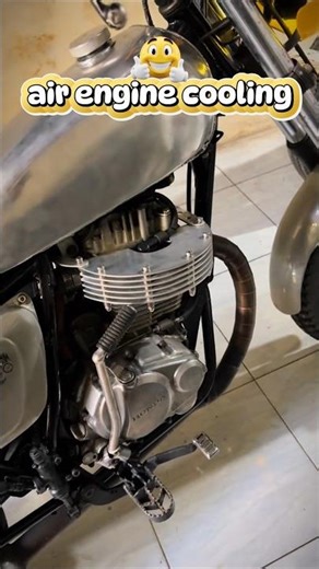 creative .making additional engine cooling on the Honda CB engine #cb #honda #herex #creative #trik