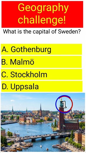 What Is the Capital of Sweden? | Geography GK Quiz