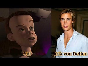 Character and Voice Actor - Toy Story - Sid - Erik von Detten