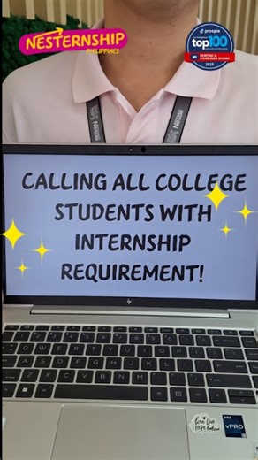 Hey future Nestlé interns! 👋🏻 Nesternship applications are officially OPEN! Don’t miss your chance to learn, make an impact, and #BeAForceForGood. Apply today and grow with the world’s largest food and beverage company. 🚀 👉🏻 Apply now: https://bit.ly/4gqQaTP 📅 Deadline of Applications: October 31, 2025 #Nesternship2025 #NestléNeedsYOUth #CareersAtNest #WeAreNestlé | Nestlé Careers