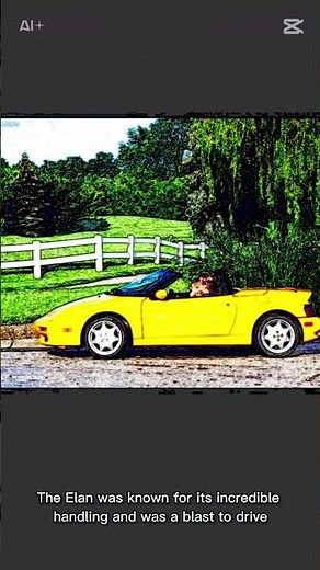 The Lotus Elan M100: A British Sports Car Lost to Time! 🚗💨