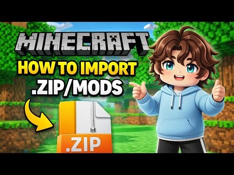 Minecraft Mods Import Kaise Kare (.ZIP) | 100% Working | Hindi