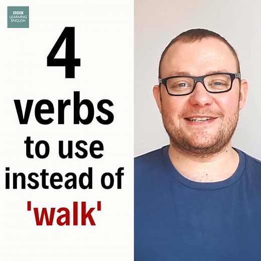 🚶 Do you want a quick English lesson? Watch James to learn 4 new verbs about walking - and then answer this! 🚶 “I was waiting for a call from the doctor and _____ nervously around the room.” A) strolled B) paced #learnenglish #bbclearningenglish #vocabulary #grammar #englishlesson #englishclass #talkingenglish #englishonline #oneminuteenglish #walking #walk #pace #stroll #swagger #run #verbs | BBC Learning English