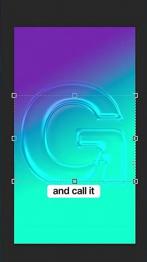 Create this Glass Text Effect in Photoshop!