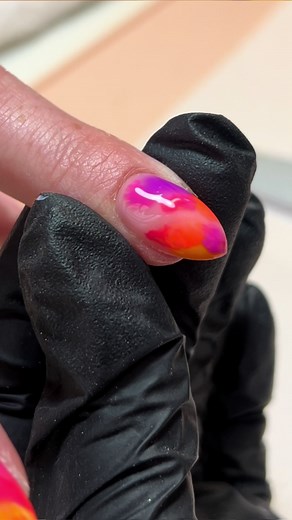 Sunset Watercolour Nail Art Tutorial