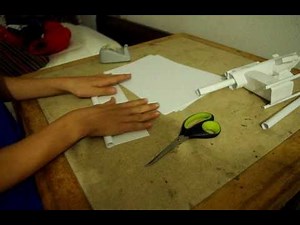 how to make a paper rocket launcher