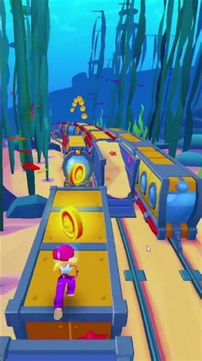 Subway Surfers Underwater Gameplay On Pc | GameVerse #subwaysurfers #shorts