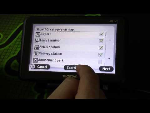 TomTom Pro 5150 Truck HGV satnav first turn on and menus